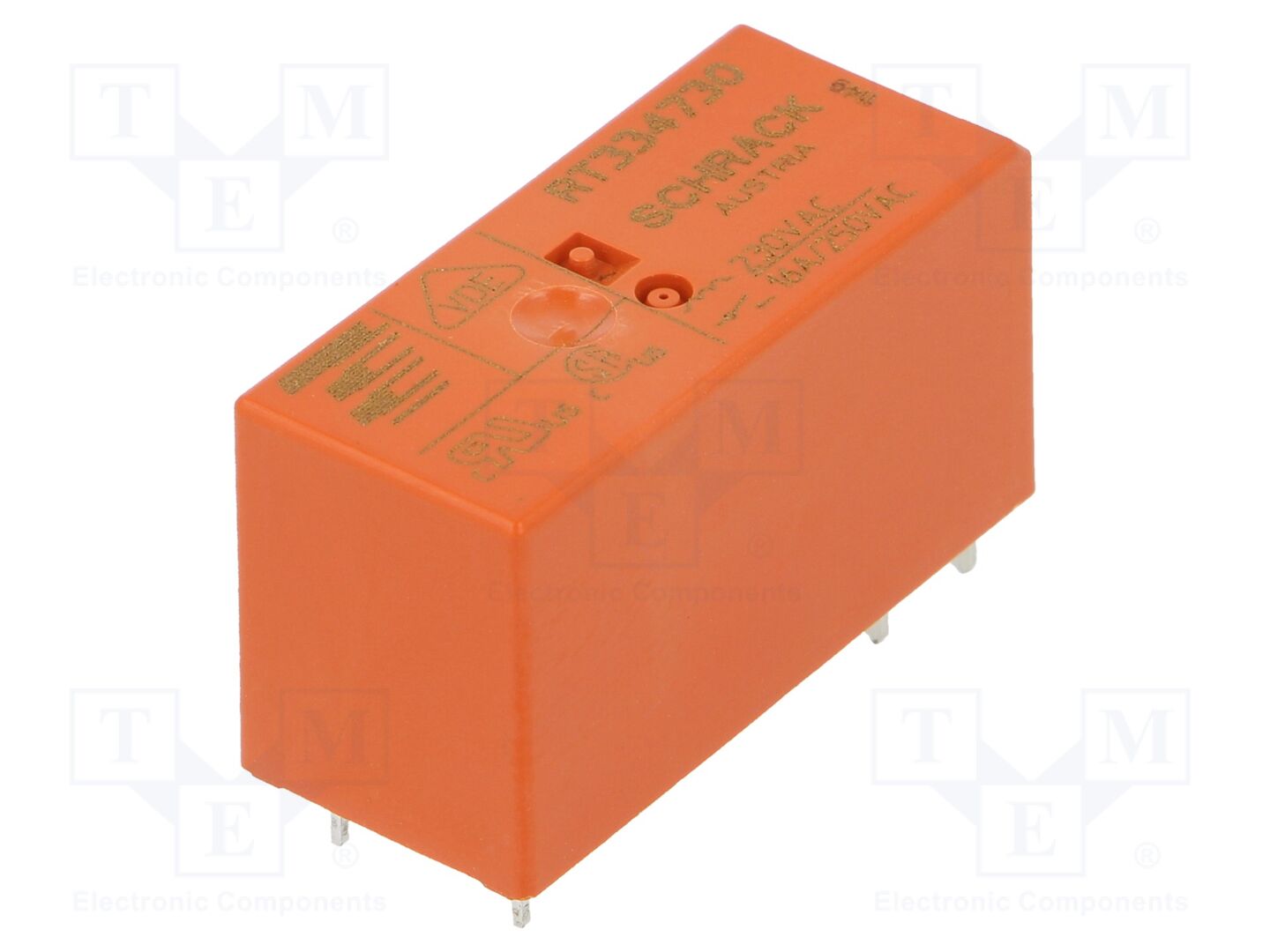 TE Connectivity RT334730 Sähkömagneettinen rele 230VAC