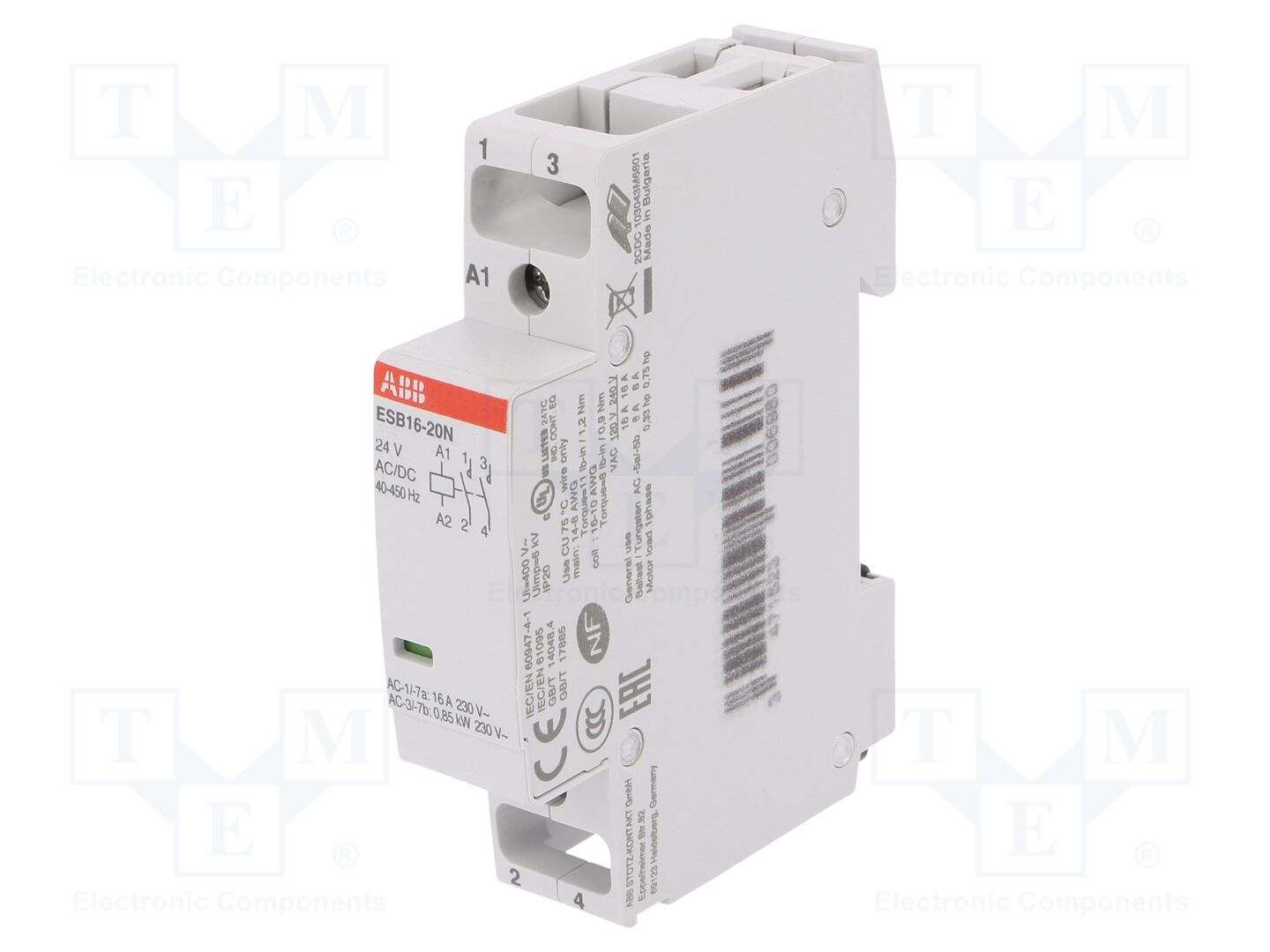 ABB ESB16-20N-01 Asennuskontaktori 16A