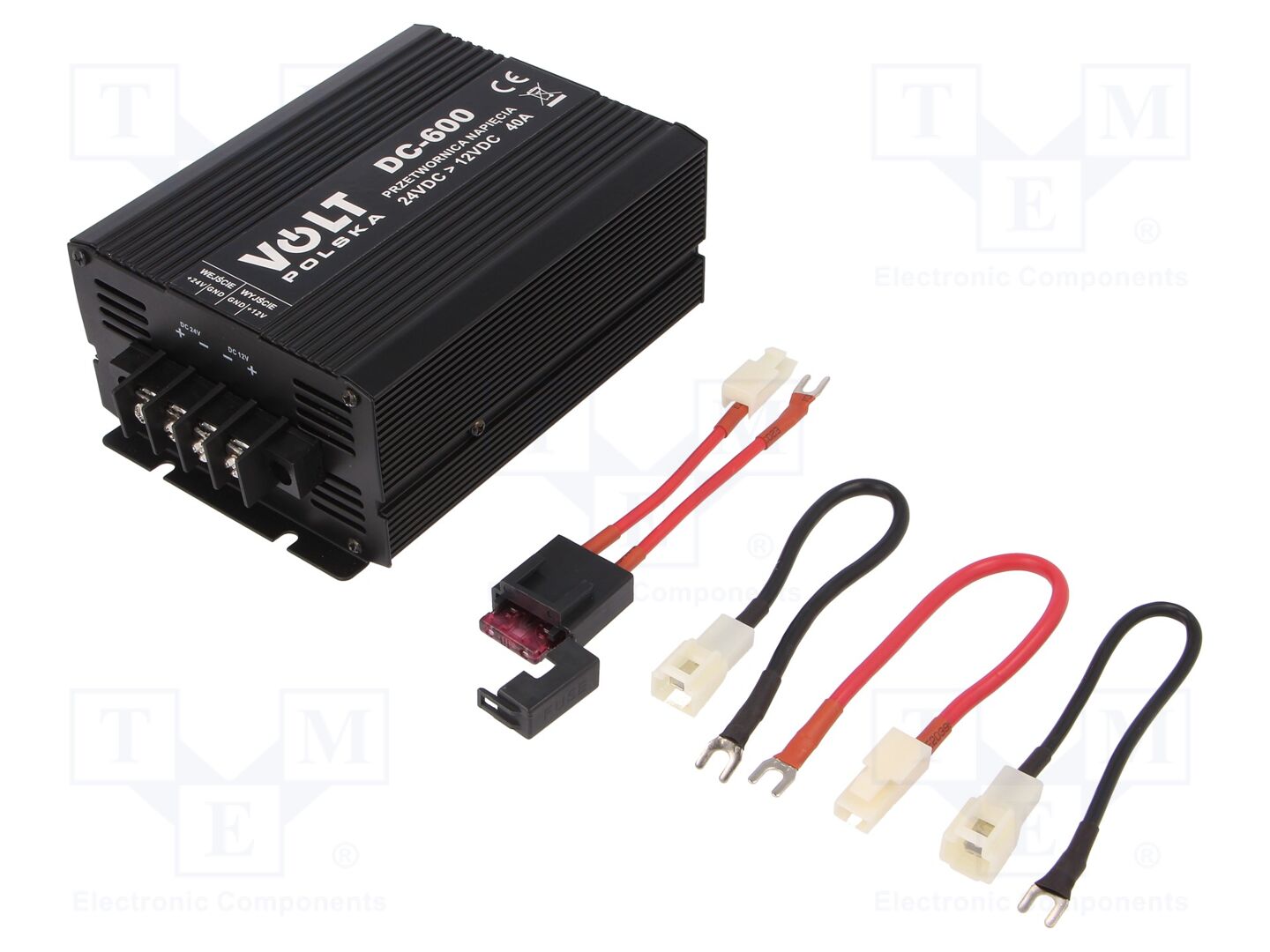 VOLT POLSKA DC600-24/12 DC/DC-muunnin 40A 24V
