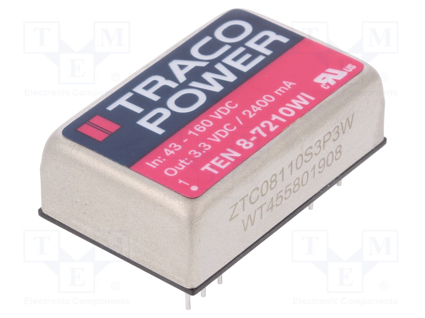 TRACO POWER TEN8-7210WI DC/DC-muunnin 8W