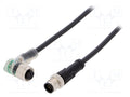 LAPP AB-C5-M12MS-2,0PUR-M12FA-3L Anturikaapeli M12, 24V