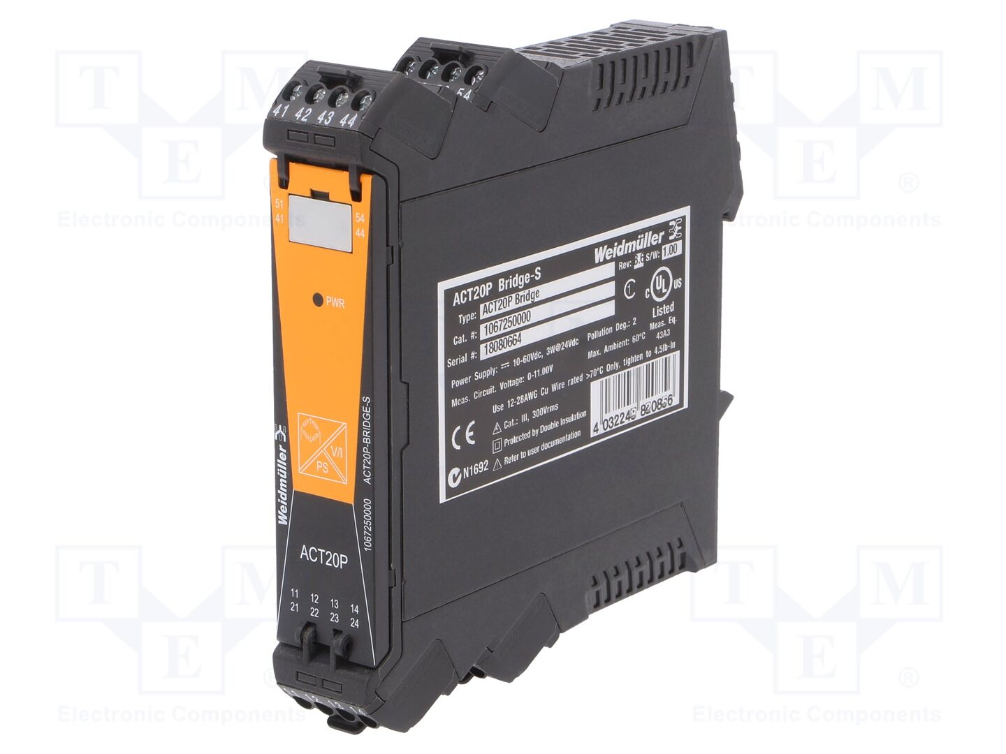 WEIDMÜLLER 1067250000 Mittausmuunnin 10-60VDC