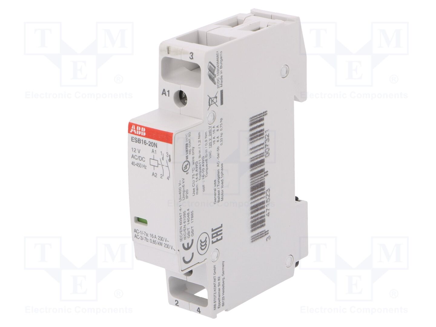 ABB ESB16-20N-14 Asennuskontaktori 16A