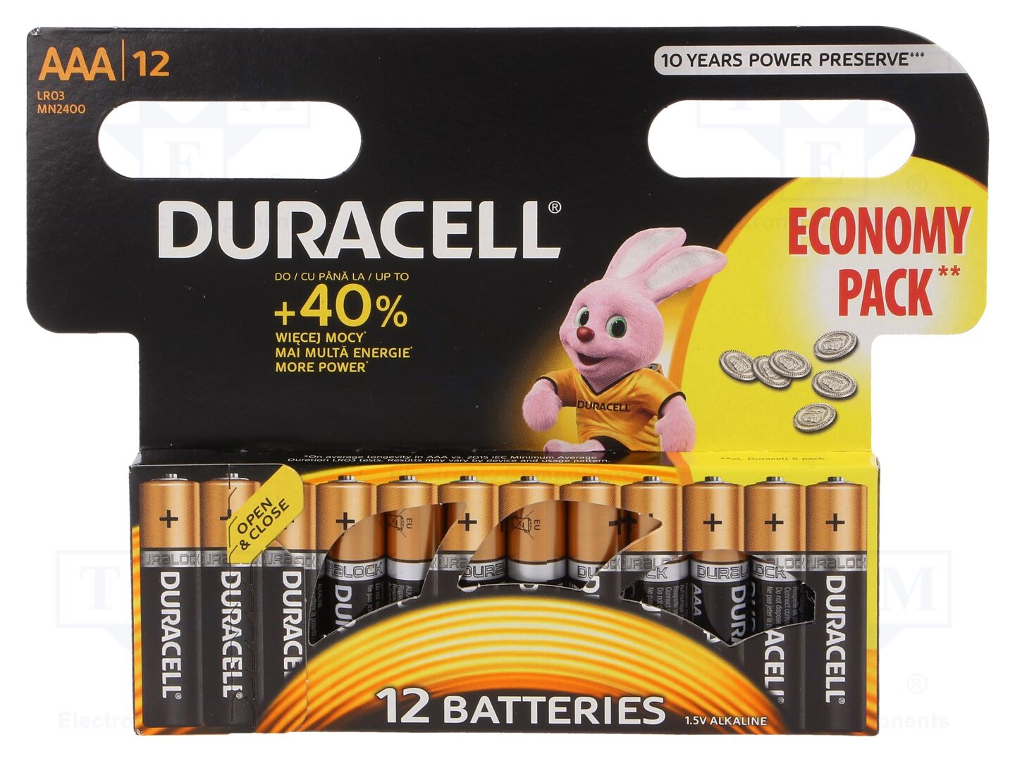 DURACELL BAT-LR3/DR-B12 Paristo alkaa 1.5V