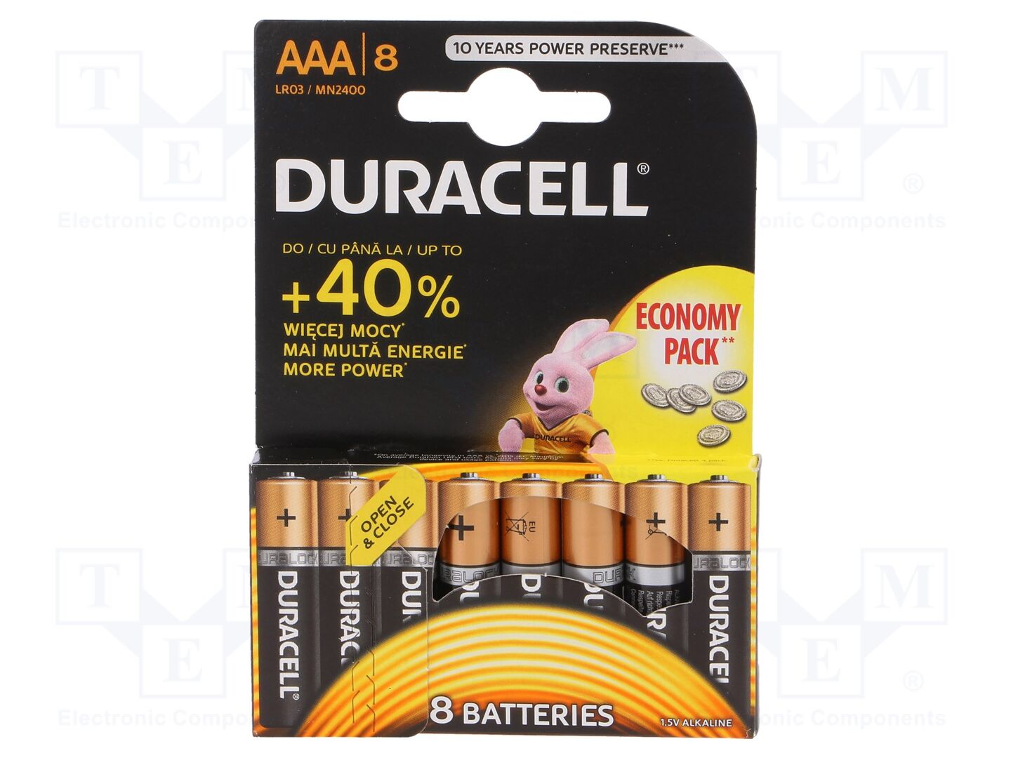 DURACELL BAT-LR3/DR-B8 Alkaliparisto AAA 1.5V