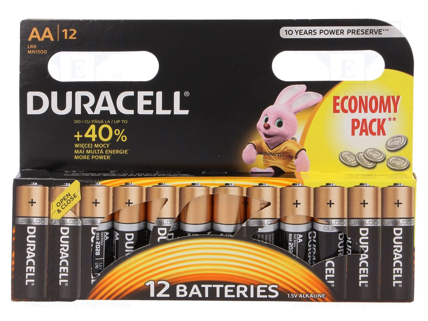DURACELL BAT-LR6/DR-B12 Paristo alkaliparisto AA 1.5V
