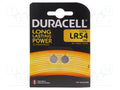 DURACELL BAT-LR54-DR-B2 Alkaliparisto 1.5V (50 kpl erä)