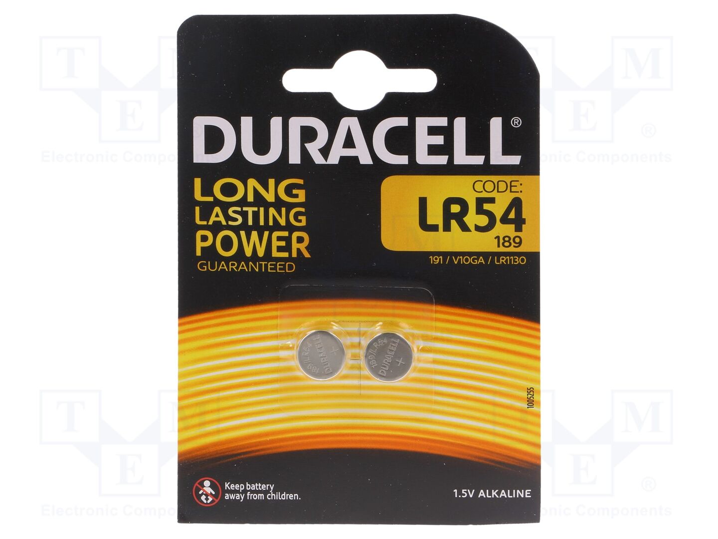 DURACELL BAT-LR54-DR-B2 Alkaliparisto 1.5V (50 kpl erä)