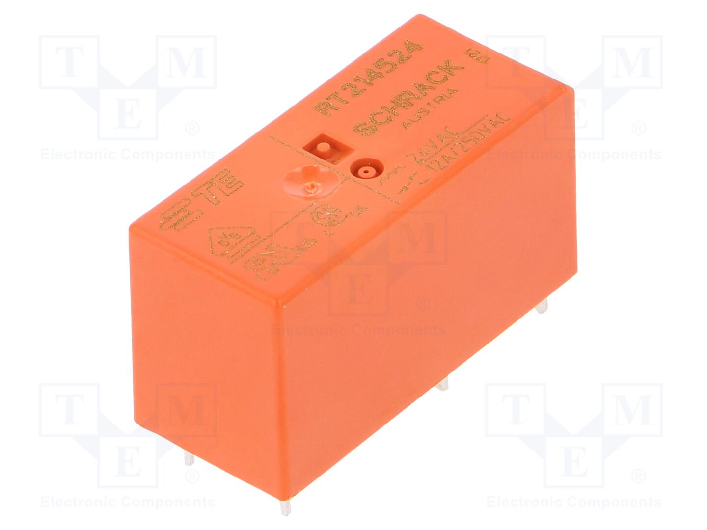 TE Connectivity RT214524 Sähkömagneettinen rele 24VAC