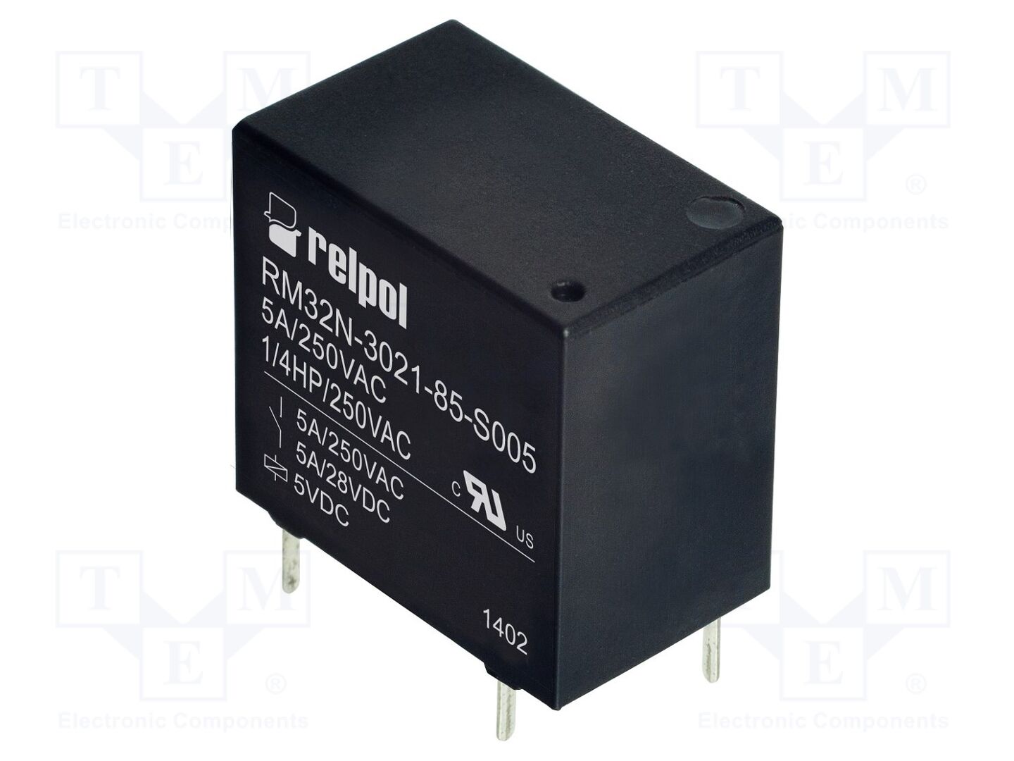 RELPOL RM32N-3021-85-S005 Sähkömagneettinen rele 5VDC (50 kpl erä)