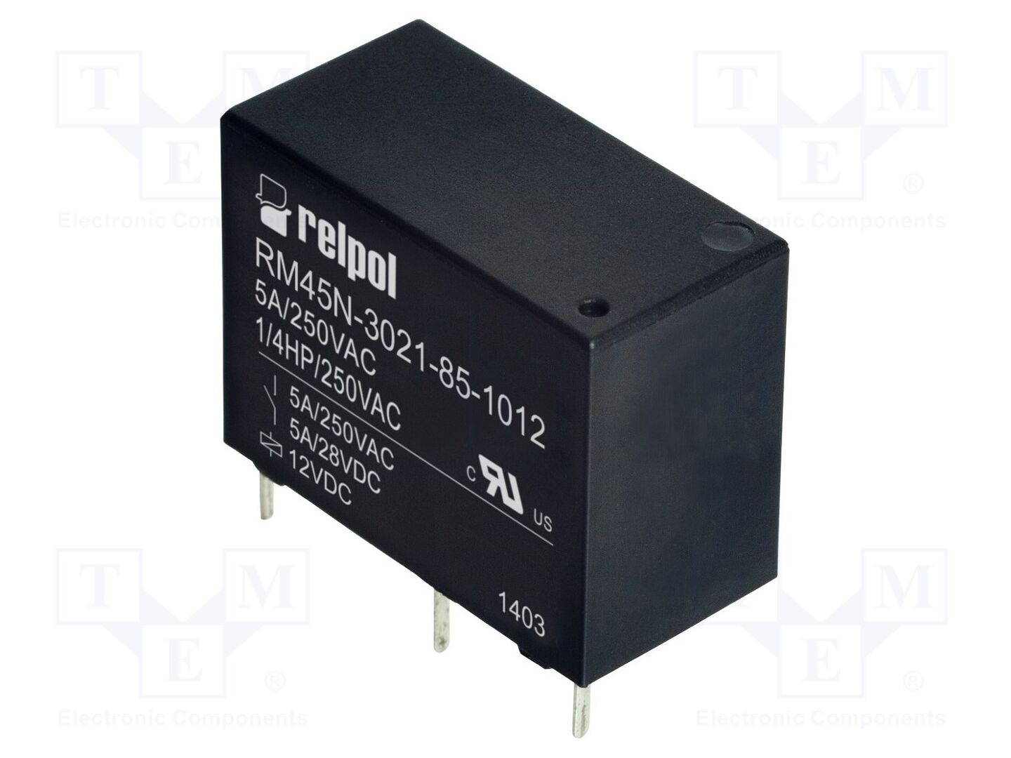 RELPOL RM45N-3021-85-1012 Sähkömagneettinen rele 12VDC