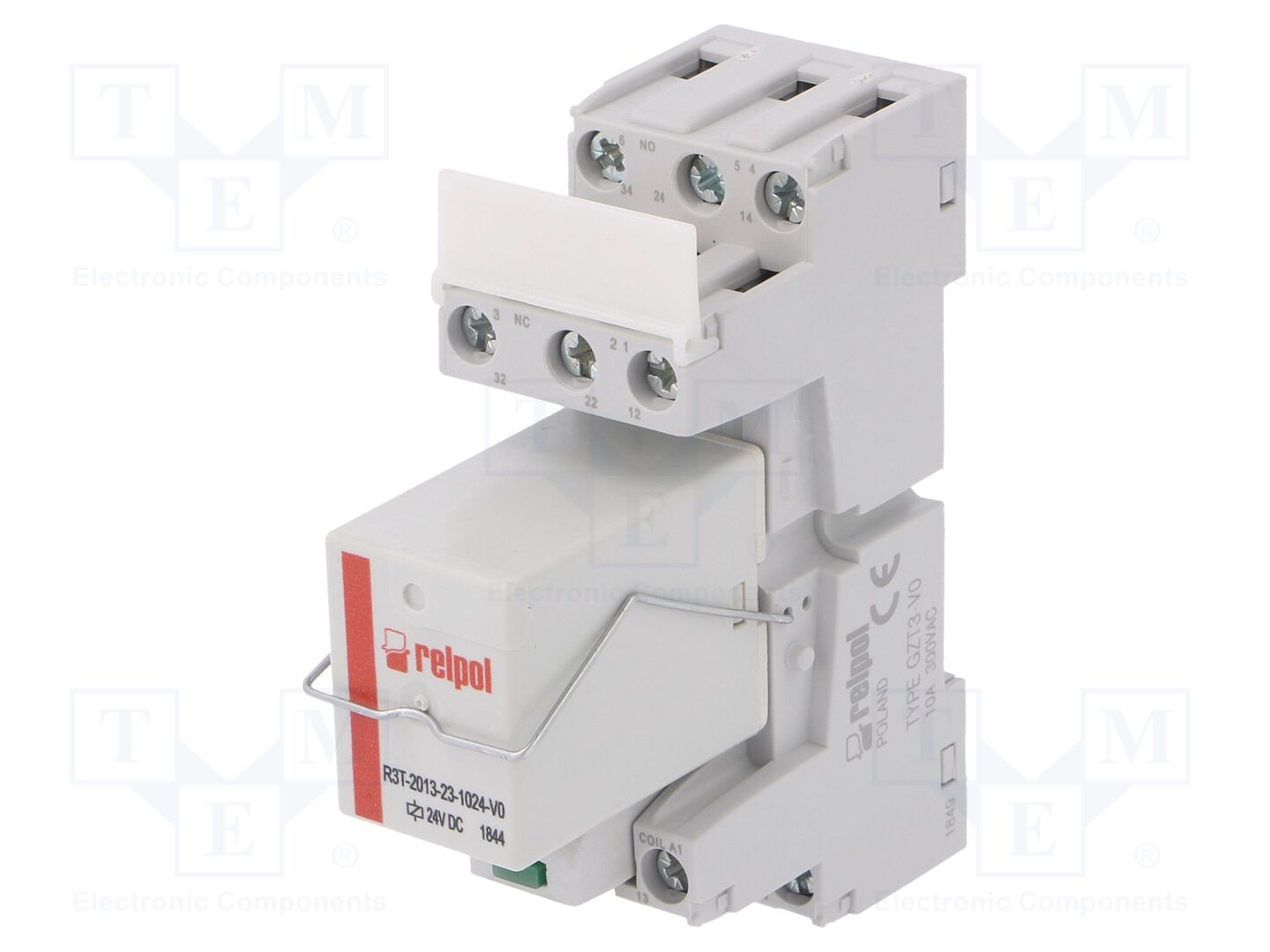 RELPOL PIR3T024DCM41GV0 Interface-rele 24VDC 10A