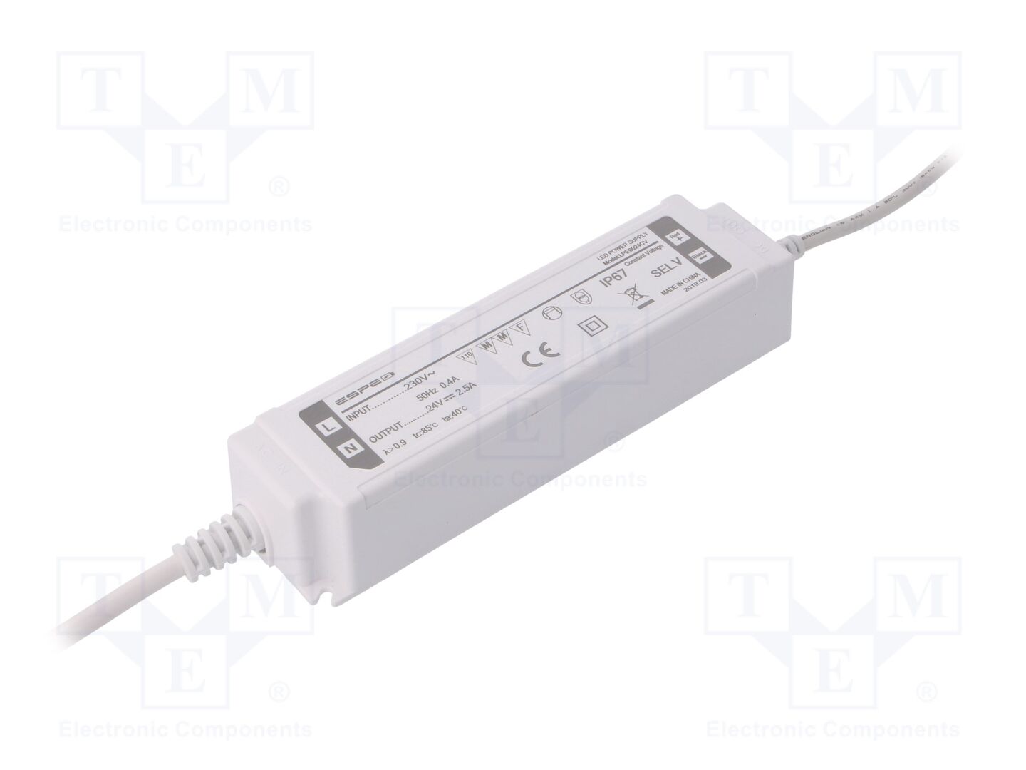 ESPE LPE6024CV LED-verkkolaite 60W 24VDC 2.5A