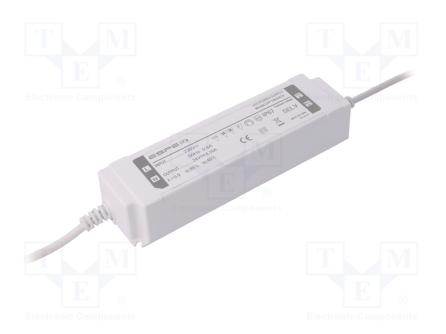 ESPE LPF10024CV LED-verkkolaite 100W 24VDC 4.16A
