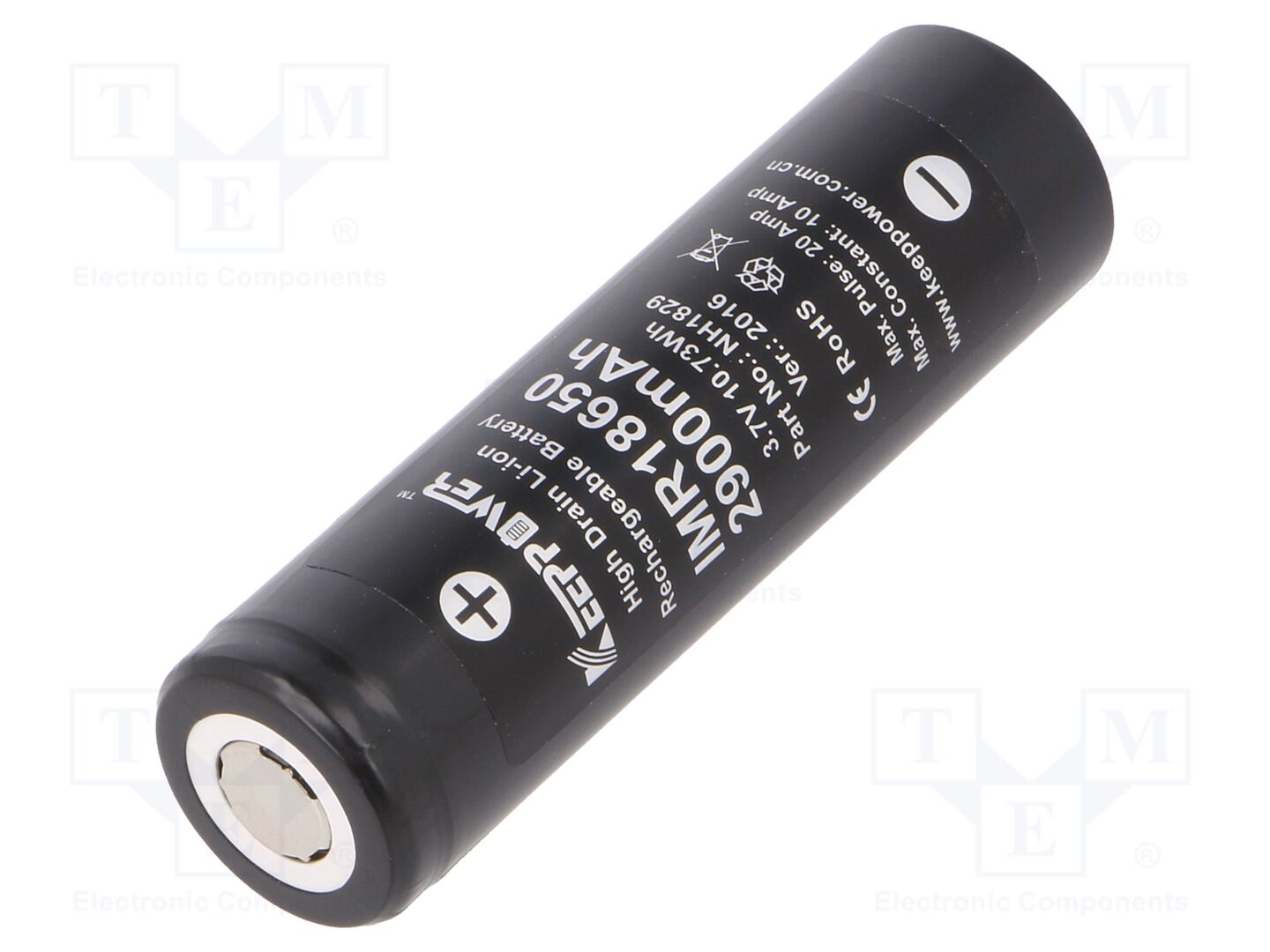 KEEPPOWER ACCU-IMR18650-10A Ladattava akku 2800mAh