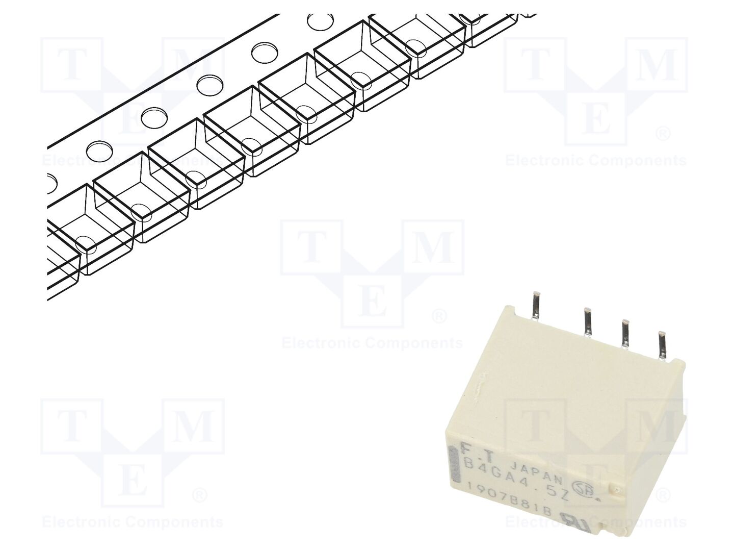 FCL Components FTR-B4GA4.5Z-B05 Sähkömagneettinen rele 4.5VDC