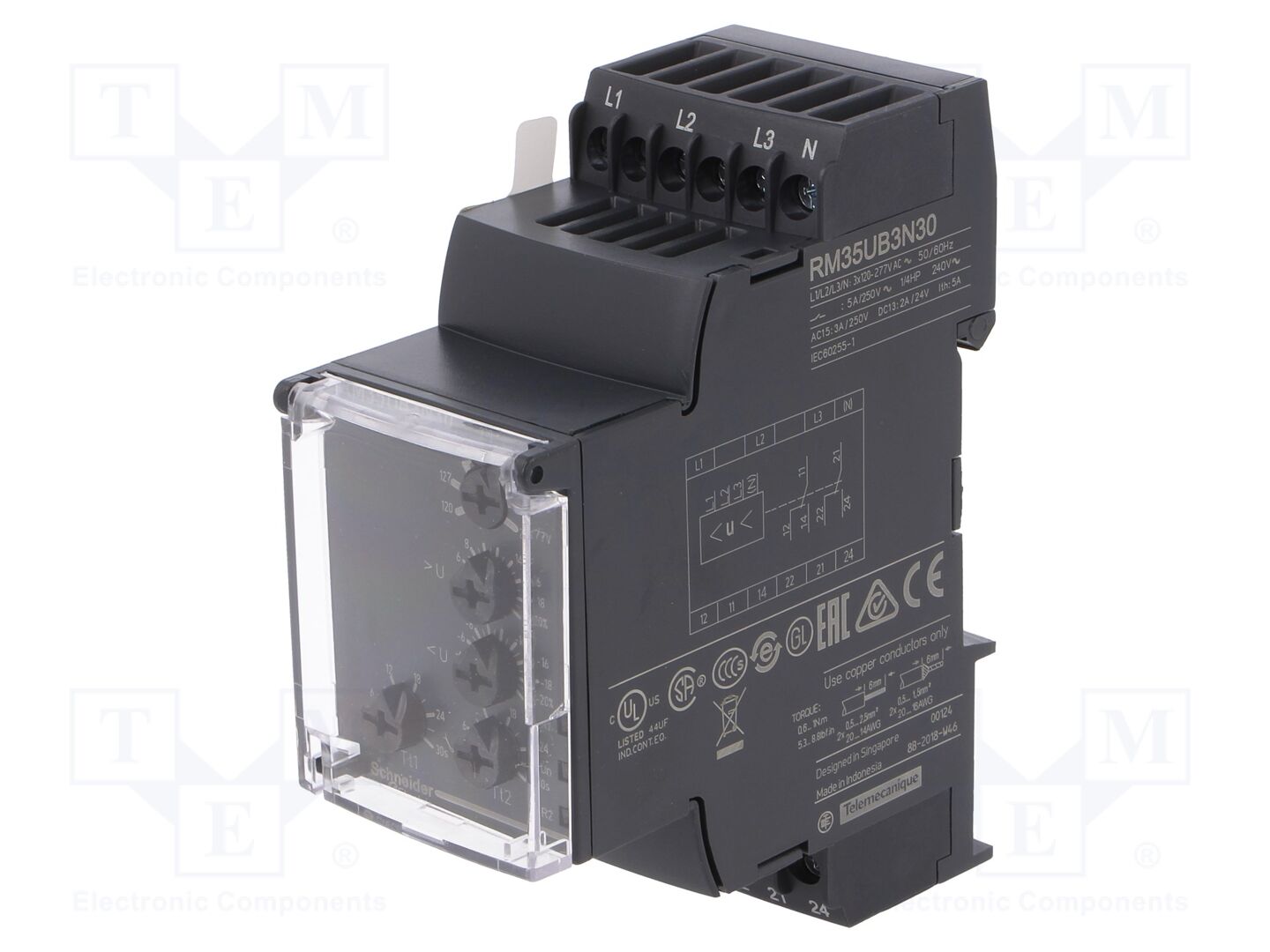 SCHNEIDER ELECTRIC RM35UB3N30 Jännitteenvalvontarele DIN-kisko