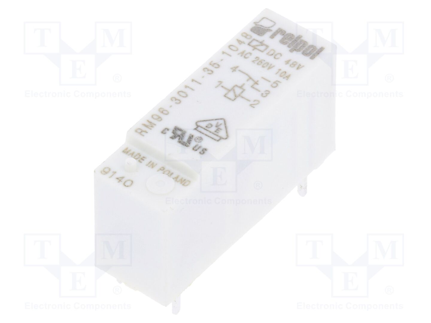 RELPOL RM96-3011-35-1048 Sähkömagneettinen rele 48VDC (50 kpl erä)