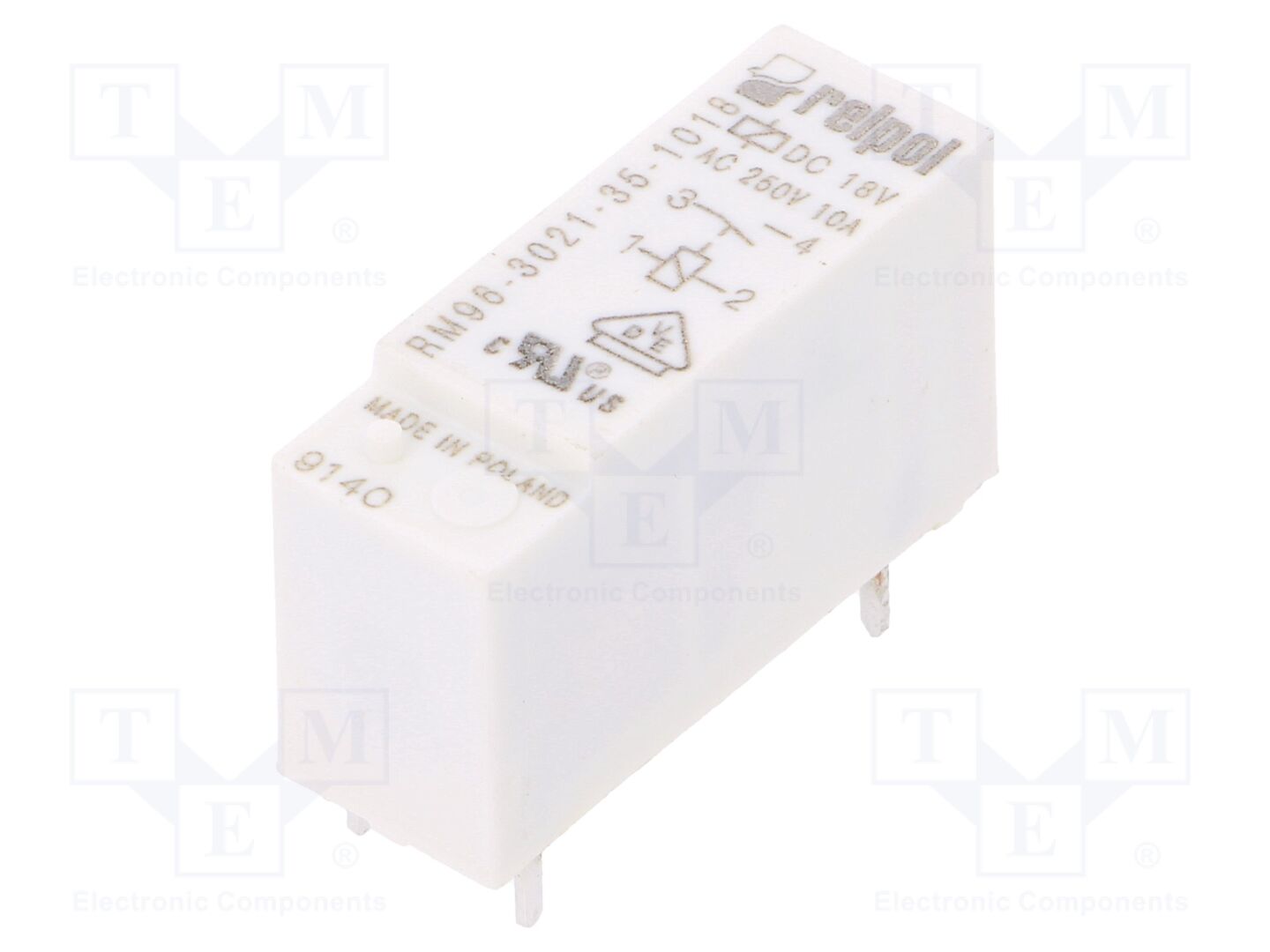 RELPOL RM96-3021-35-1018 Sähkömagneettinen rele 18VDC (50 kpl erä)