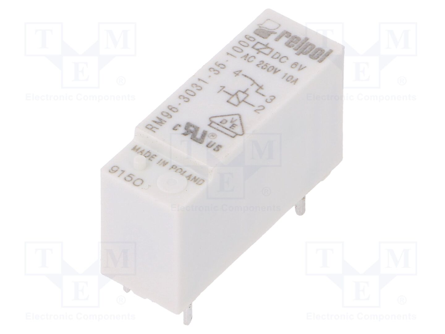 RELPOL RM96-3031-35-1006 Sähkömagneettinen rele 6VDC (50 kpl erä)