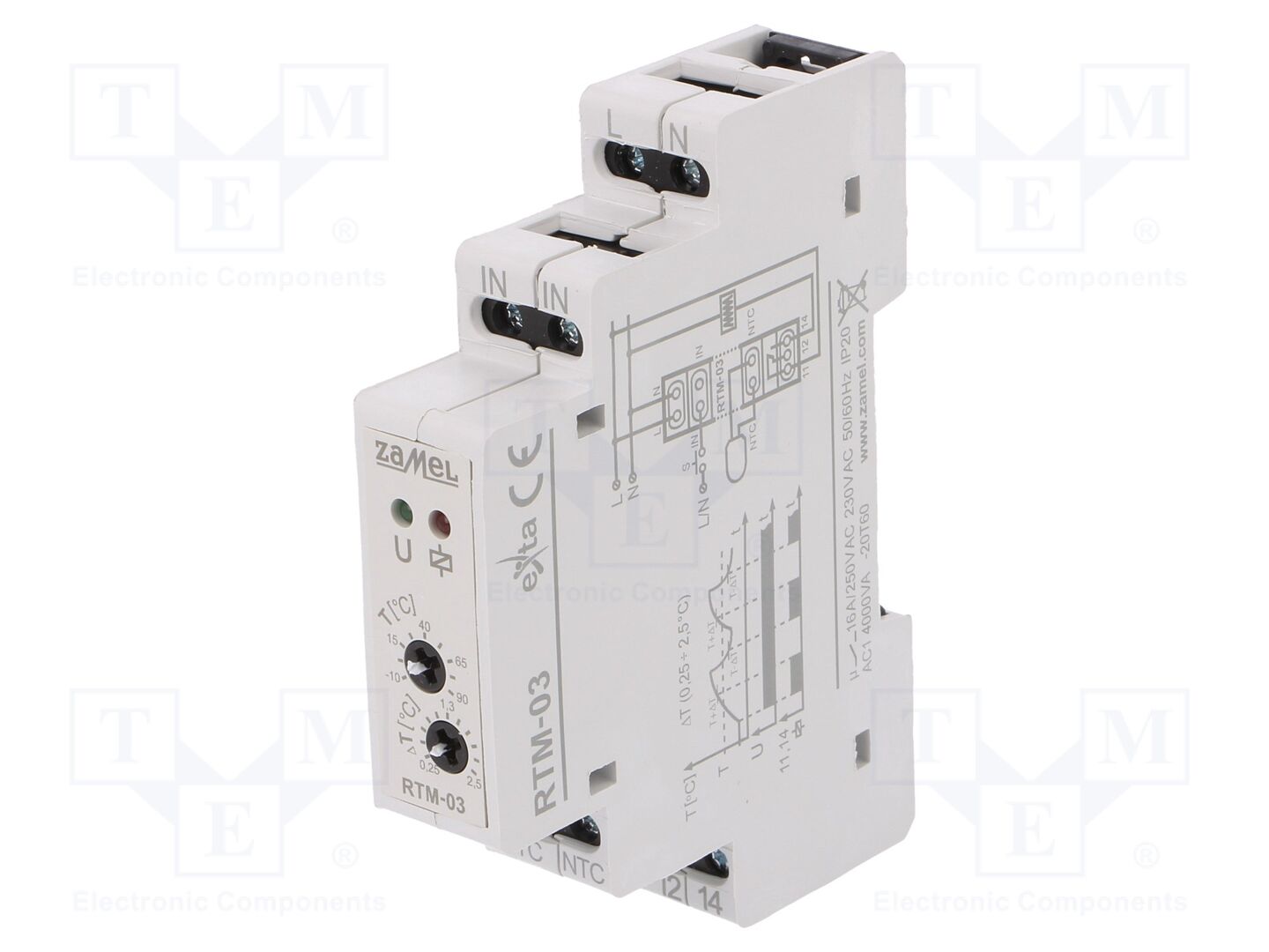 ZAMEL RTM-03 Lämpötilasäädin -20÷60°C