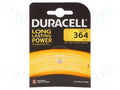 DURACELL BAT-364/DR-B1 Hopeaoksideparisto 1.55V (50 kpl erä)