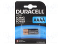 DURACELL BAT-AAAA/DR-B2 Paristo AAAA 1.5V