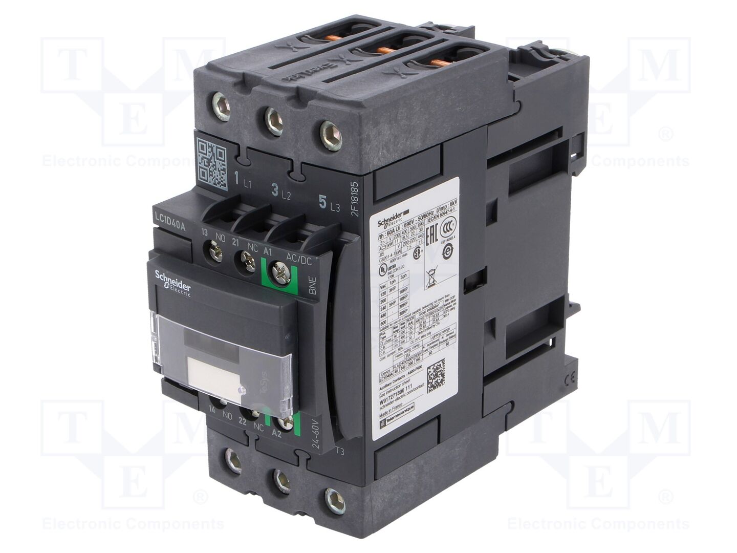 SCHNEIDER ELECTRIC LC1D40ABNE Kontraktori 40A