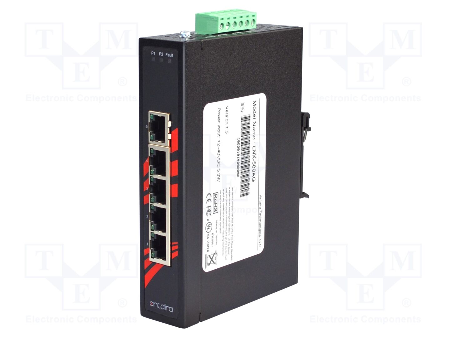 ANTAIRA LNX-500AG Ethernet-kytkin 12÷48VDC