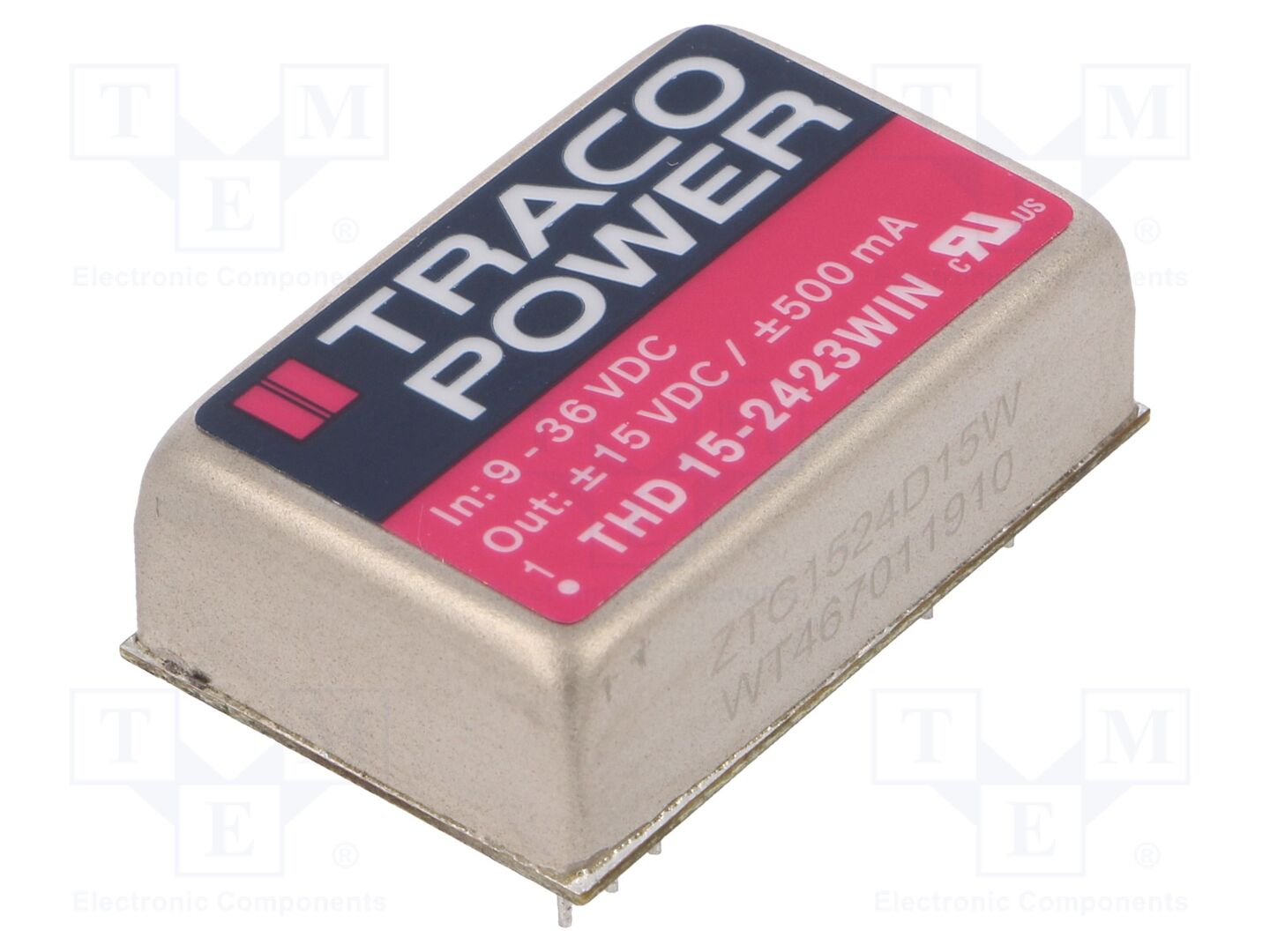 TRACO POWER THD15-2423WIN DC/DC Muunnin 15W