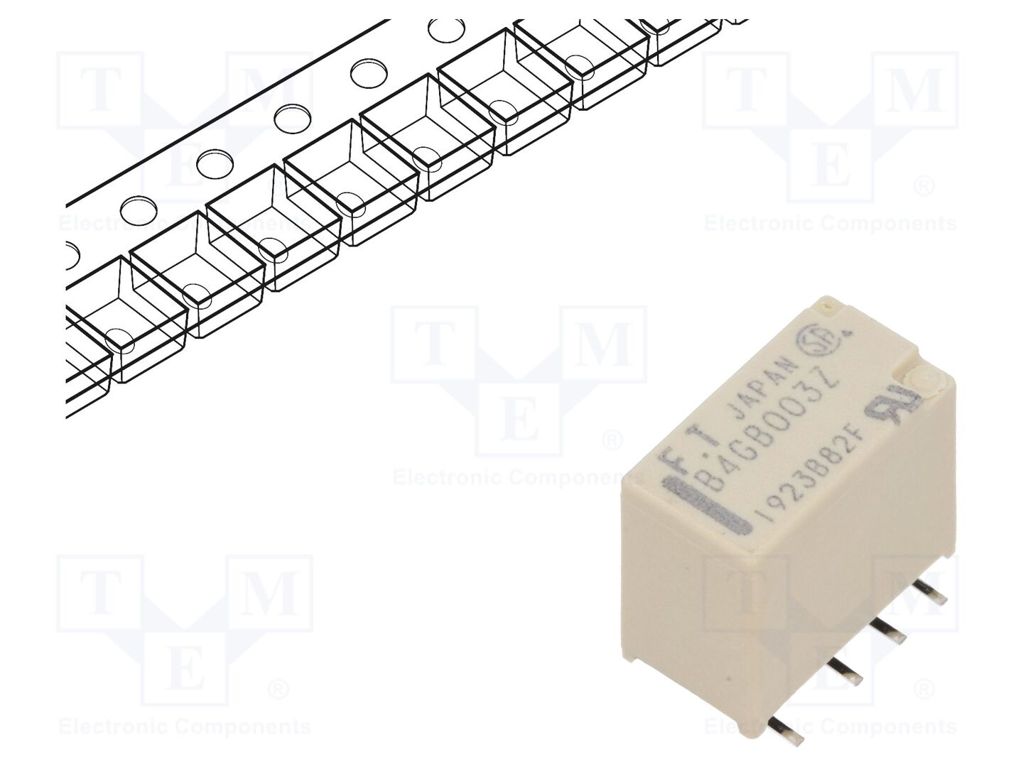 FCL Components FTR-B4GB003Z-B05 Sähkömagneettinen rele 3VDC (50 kpl erä)