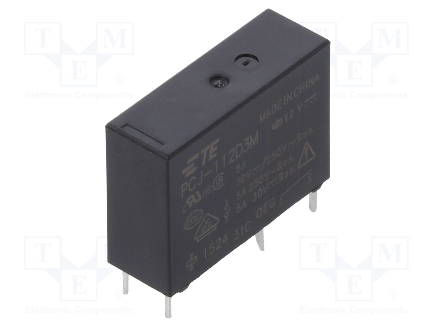 TE Connectivity PCJ-112D3M.303 Sähkömagneettinen rele 12VDC (50 kpl erä)
