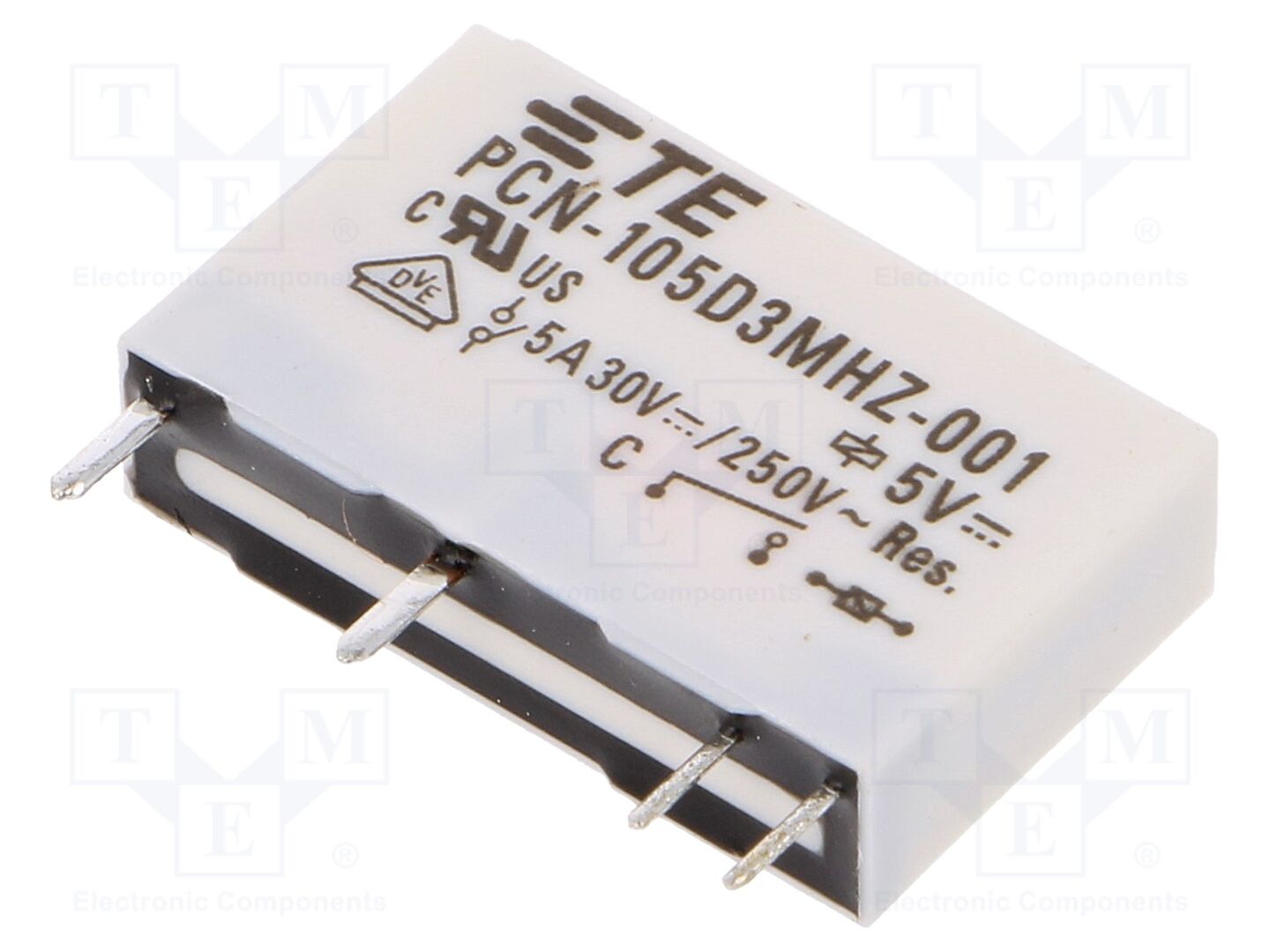 TE Connectivity PCN-105D3MHZ.001B Sähkömagneettinen rele 5VDC