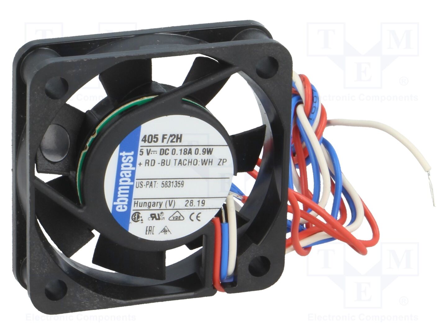 EBM-PAPST 405F/2H Aksiaalipuhallin 5VDC