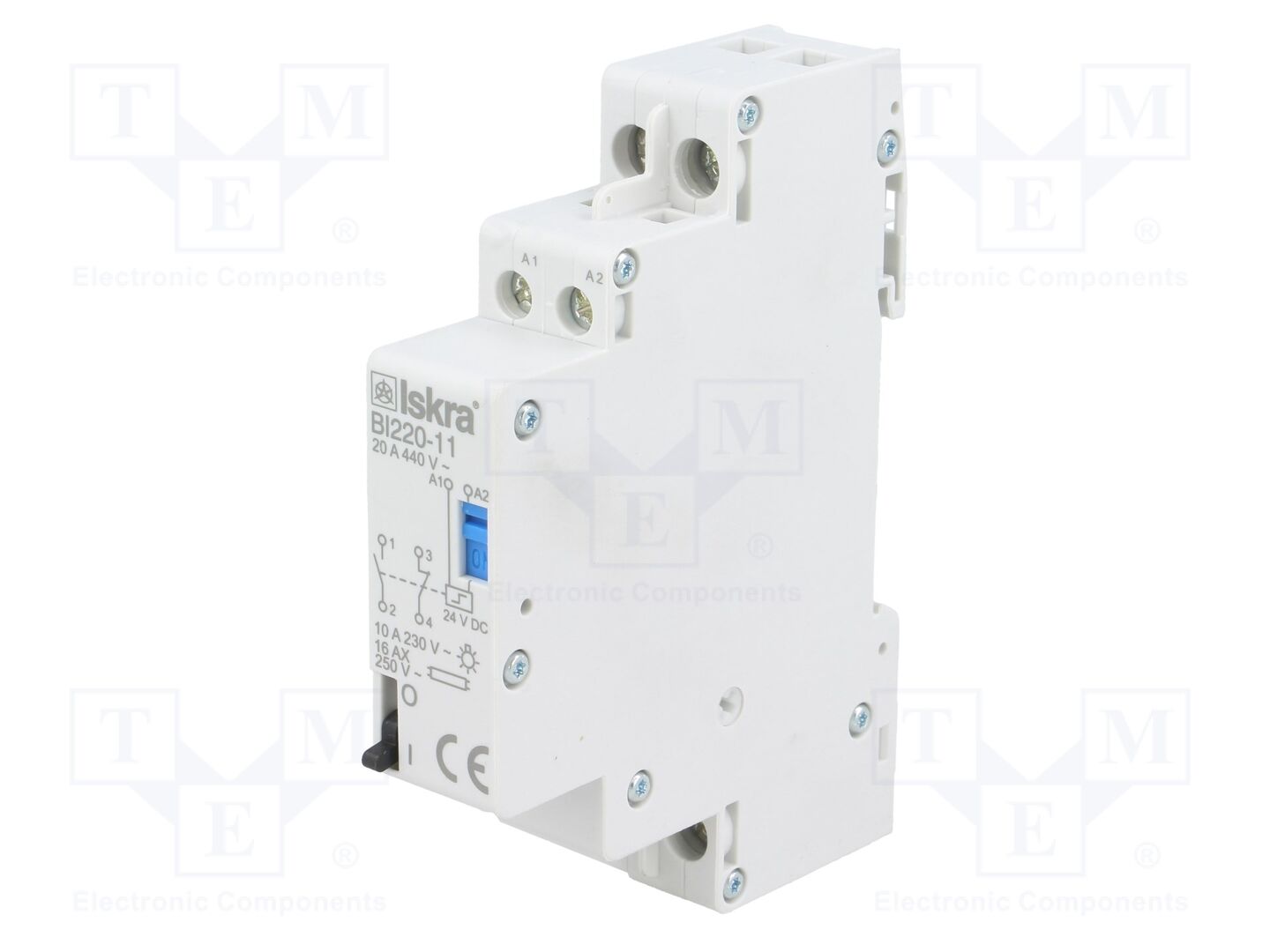 ISKRA BI220-11/24VDC Asennusrele 24VDC
