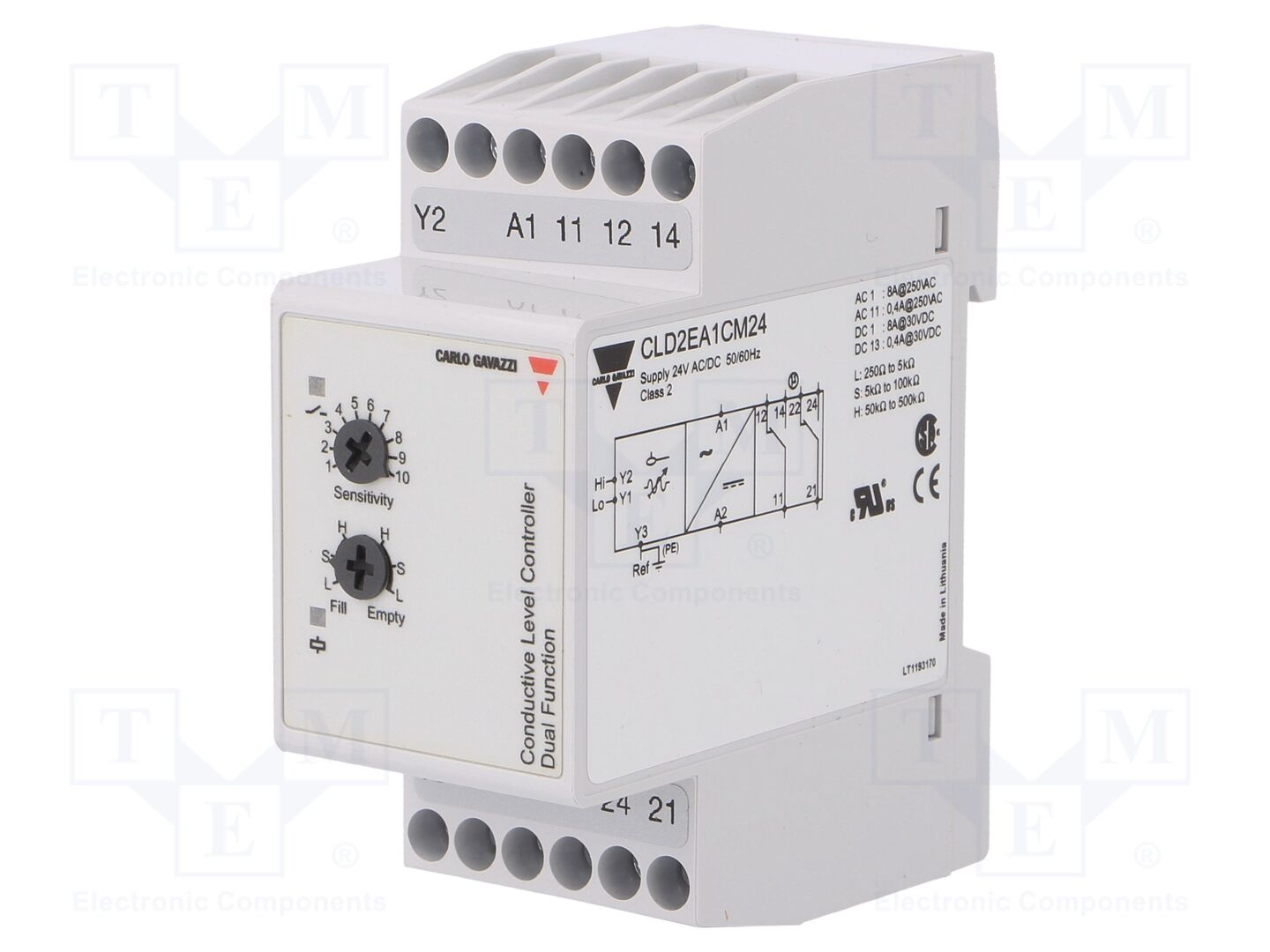 CARLO GAVAZZI CLD2EA1CM24 Valvontarele 24VAC/24VDC