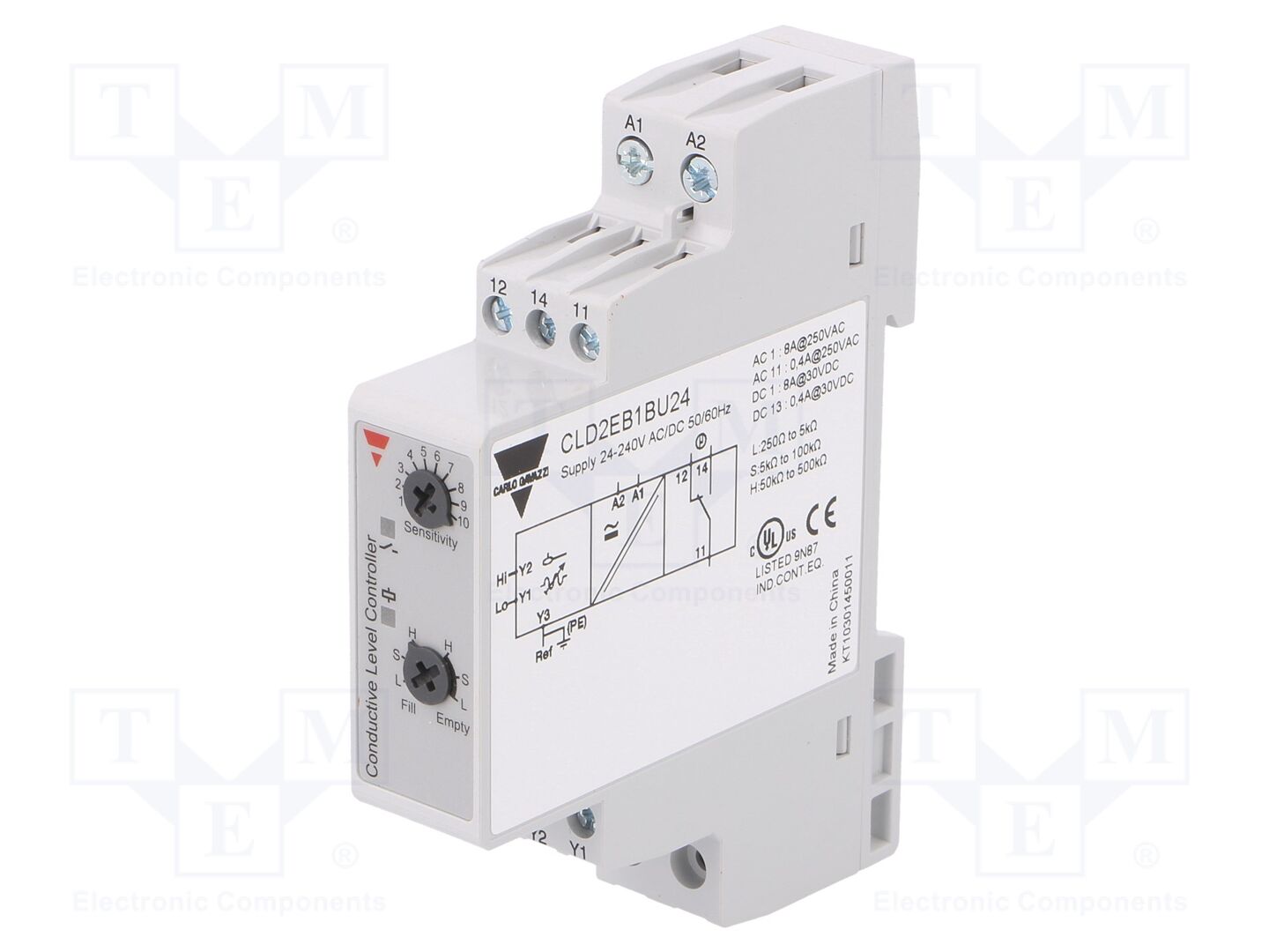 CARLO GAVAZZI CLD2EB1BU24 Valvontarele 24-240VAC