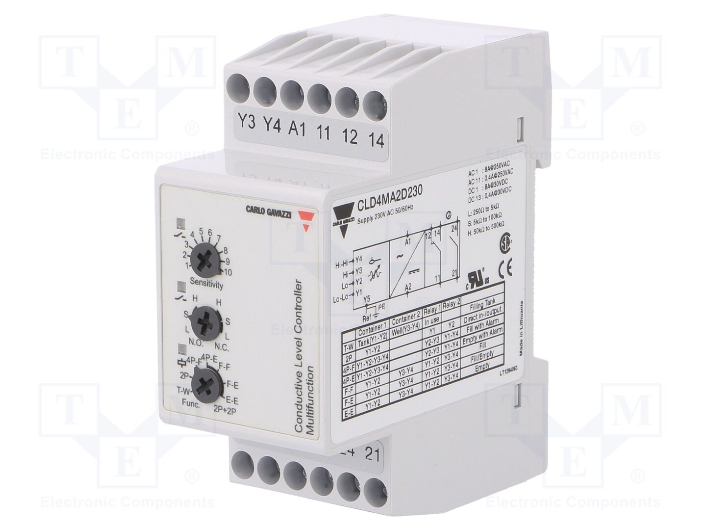 CARLO GAVAZZI CLD4MA2D230 Valvontarele 230VAC
