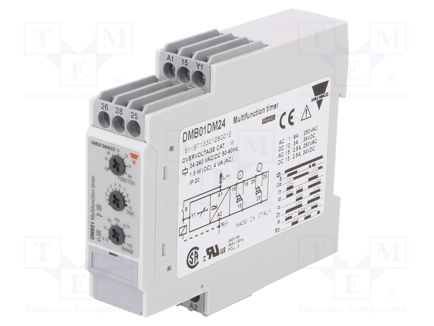 CARLO GAVAZZI DMB01CM24 Ajastin 0,1s-100h