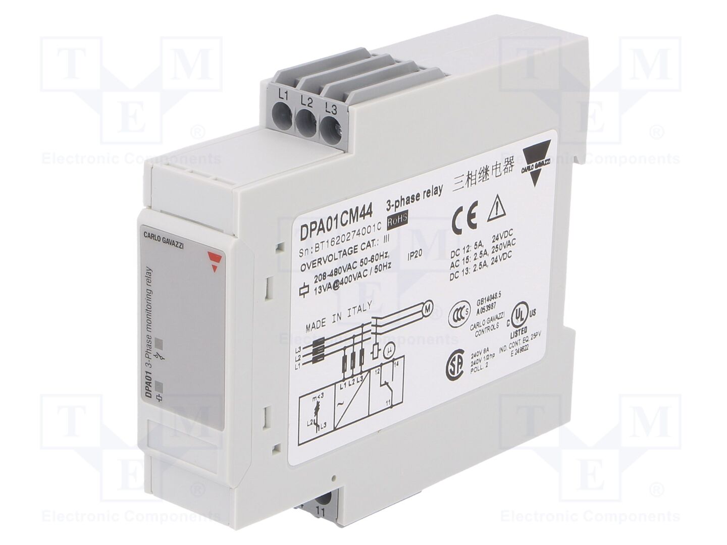 CARLO GAVAZZI DPA01CM44 Valvontarele 120.05 g
