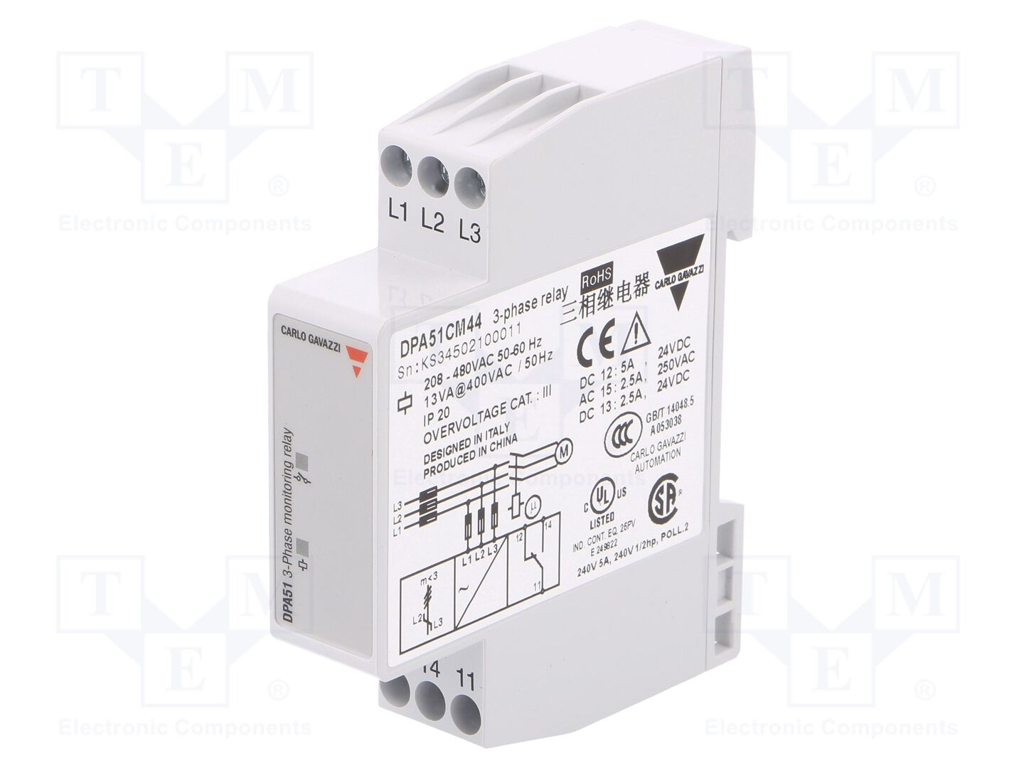 CARLO GAVAZZI DPA51CM44 Valvontarele