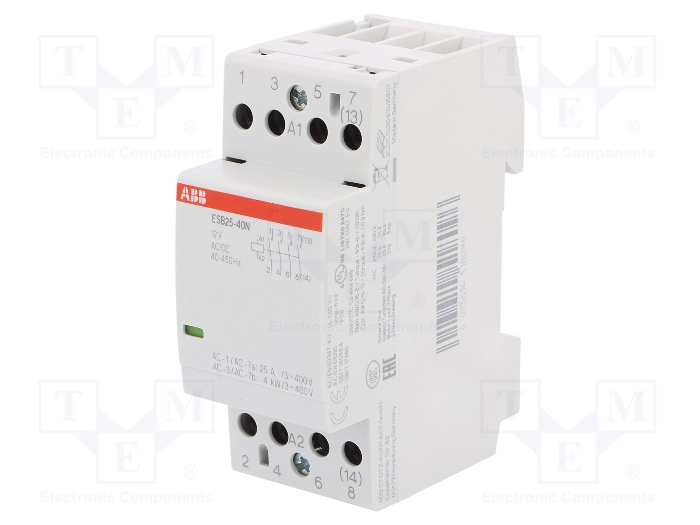 ABB ESB25-40N-14 Modulaarinen kontaktori 25A