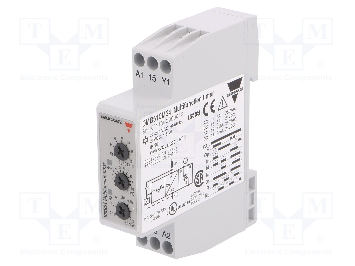 CARLO GAVAZZI DMB51CM24 Ajastin 0,1s-100h
