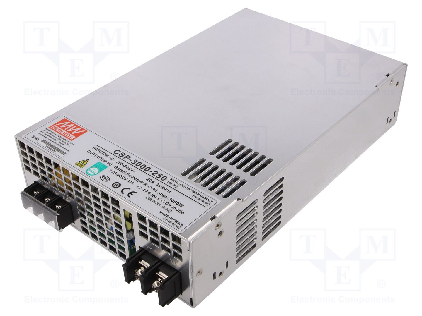 MEAN WELL CSP-3000-250 Sisäänrakennettu kytkentävirtalähde 3000W