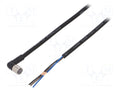 OMRON XS3FM8PVC3A5M Anturikaapeli M8 5m