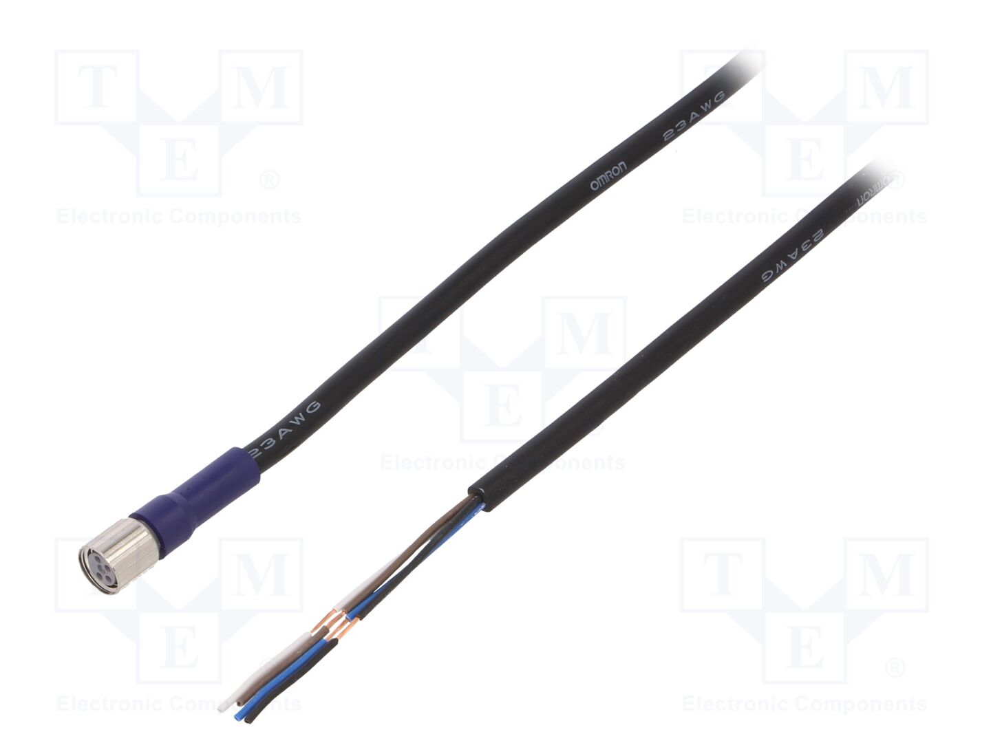 OMRON XS3FLM8PVC4S2M Anturikaapeli M8 naaras