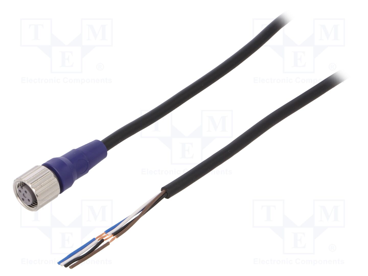 OMRON XS2FLM12PVC4S5M Anturikaapeli M12 naaras 5m