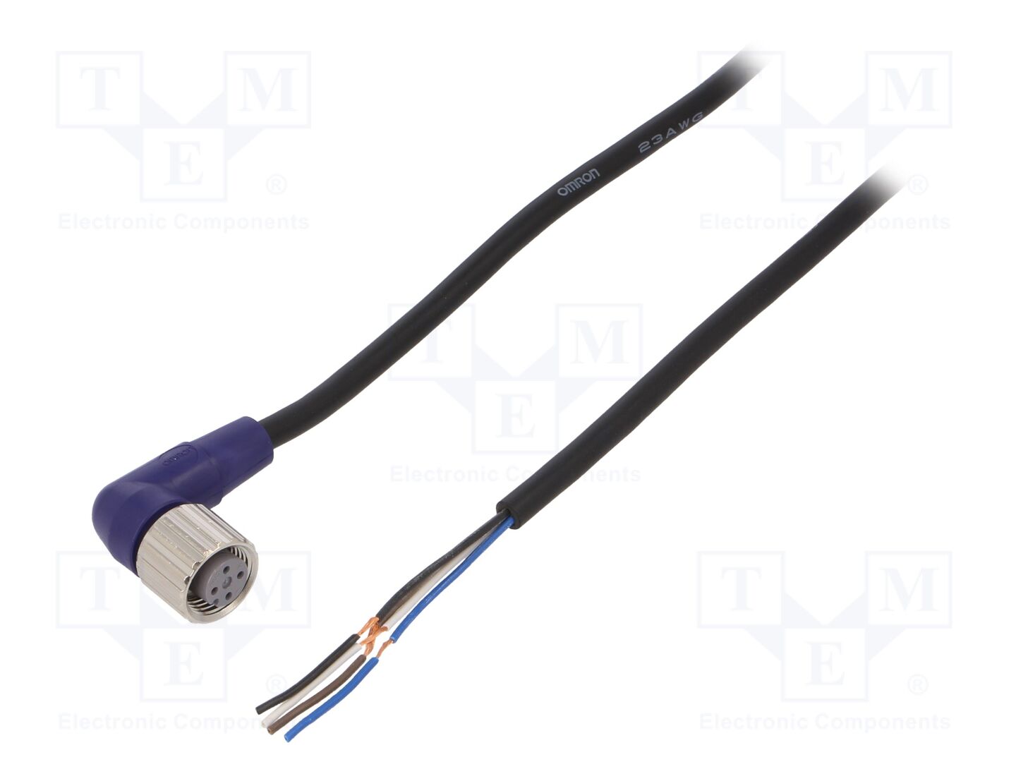 OMRON XS2FLM12PVC4A2M Anturikaapeli M12, 4-napainen, 2m