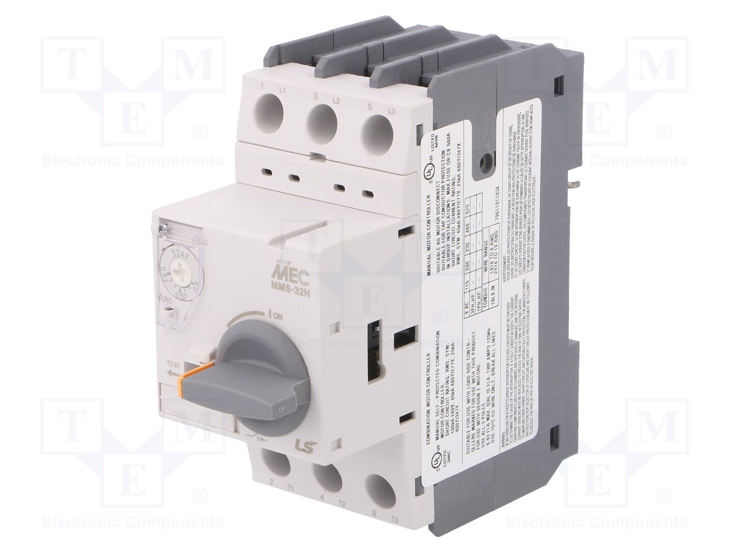 LS ELECTRIC MMS-32H-0.63A Moottorinsuojakatkaisija 0.12kW