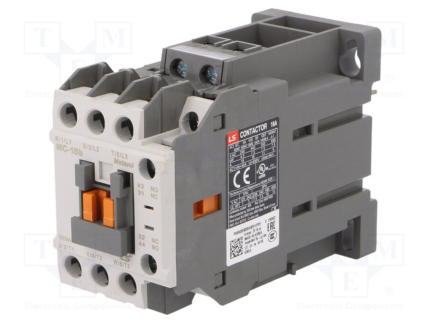 LS ELECTRIC MC-18B-24VDC Kontaktori 18A